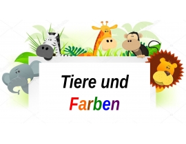 Tiere und Farben