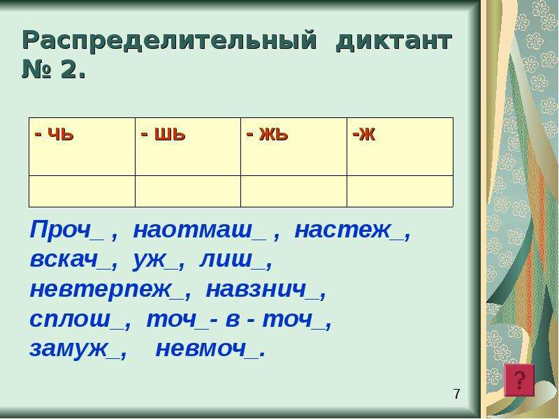 Настеж. Ь В конце наречий после шипящих диктант. Слова оканчивающиеся на жь. Мягкий знак после шипящих на конце наречий диктант. Слова на жь в конце.