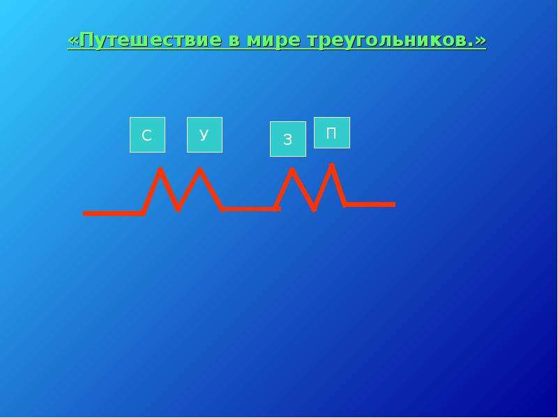 Презентация в мире треугольников