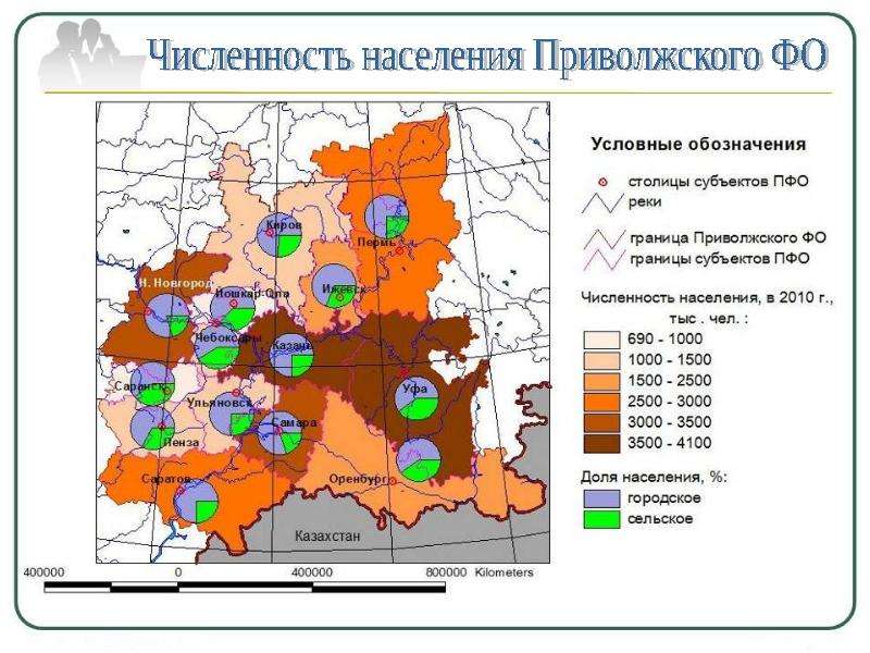 Карта плотности населения мордовии