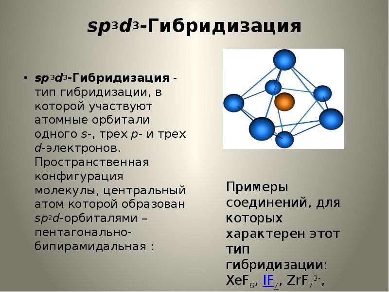 Центр молекул. Гибридизация атомных орбиталей sp3d. Sp3d гибридизация. Пространственная конфигурация sp3-гибридизации. Пространственная конфигурация молекулы sif4.