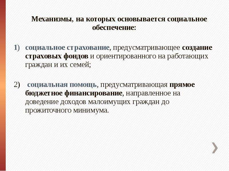 Страхования социального страхования социальной поддержки