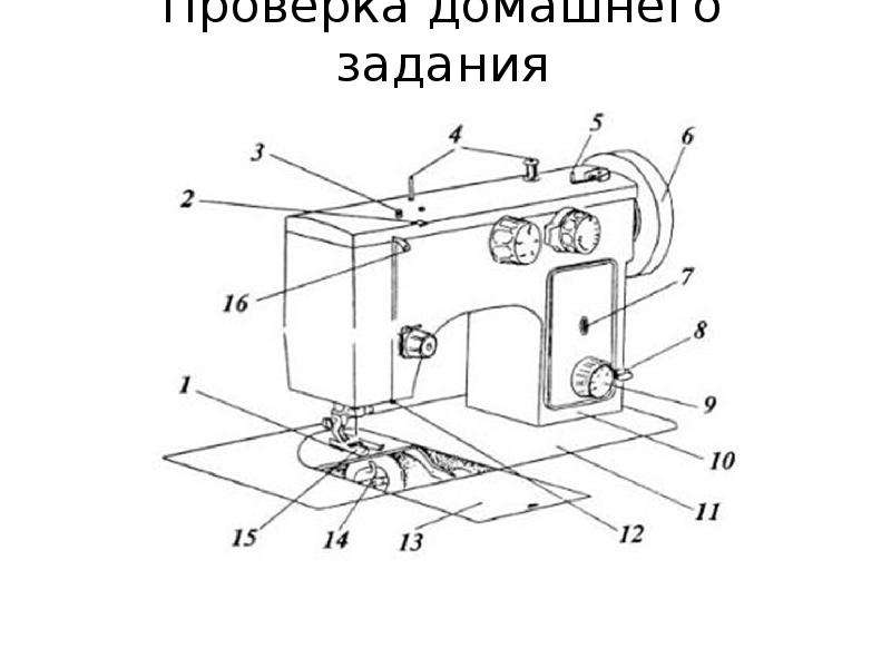Что служит рабочим органом швейной машины