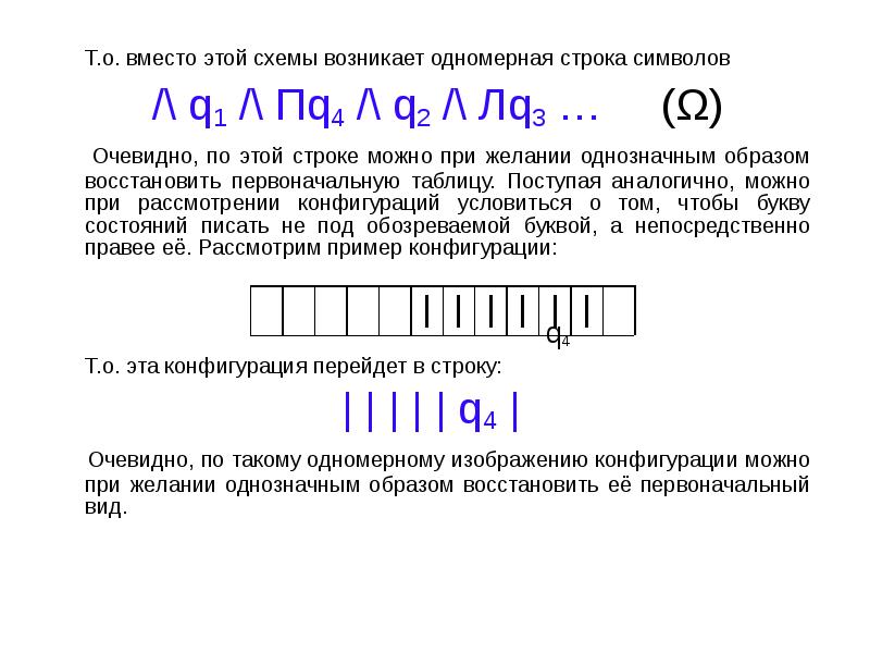 Машина тьюринга схема