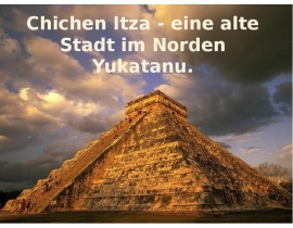 Chichen Itza - eine alte Stadt im Norden Yucatan