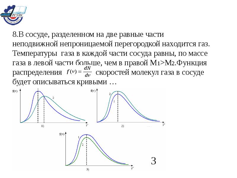 Сосуд разделен на две. Распределение скоростей молекул в сосуде. Распределение молекул газа в сосуде. Части сосуда газа. Функция распределения неподвижного газа.