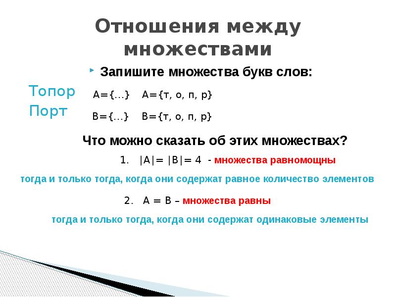 Отношения множеств. Множество букв. Запишите множество букв в слове. Образуйте все подмножества множества букв в слове. Множество букв в слове Крот.