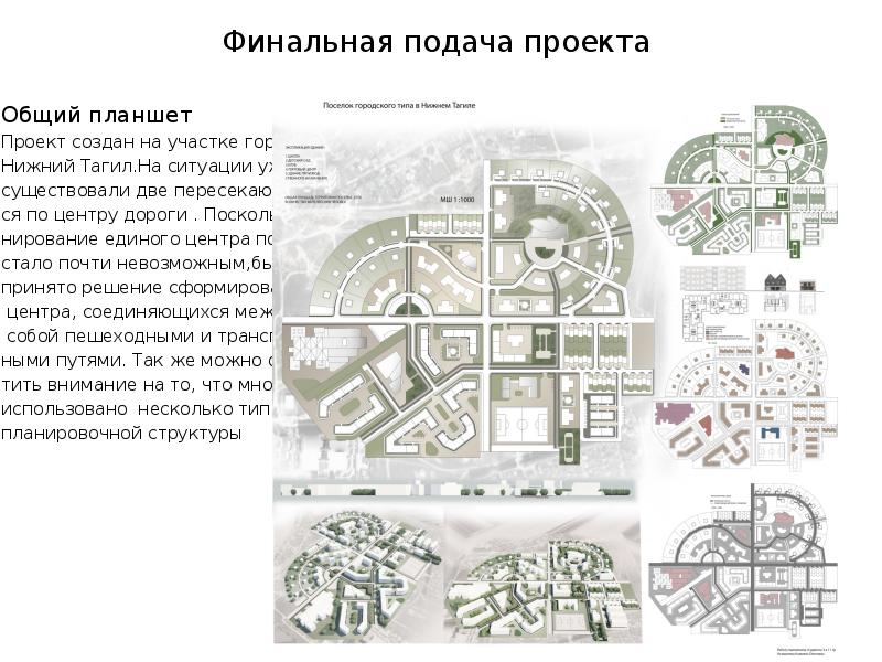 Проект поселок городского типа