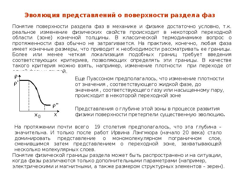 Фазовые переходы физика