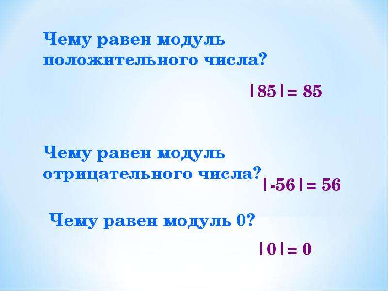 Модуль числа 1 4 равен. Чему равен модуль числа. Модуль числа 6 класс.