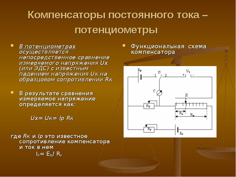 Схема измерения эдс