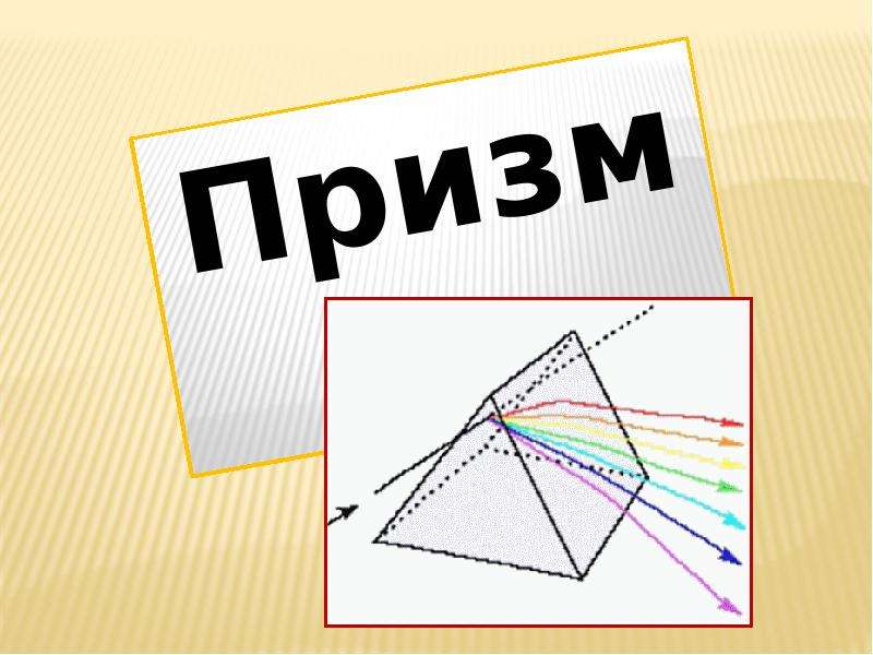 Презентация о призме