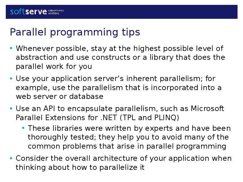 Parallel task