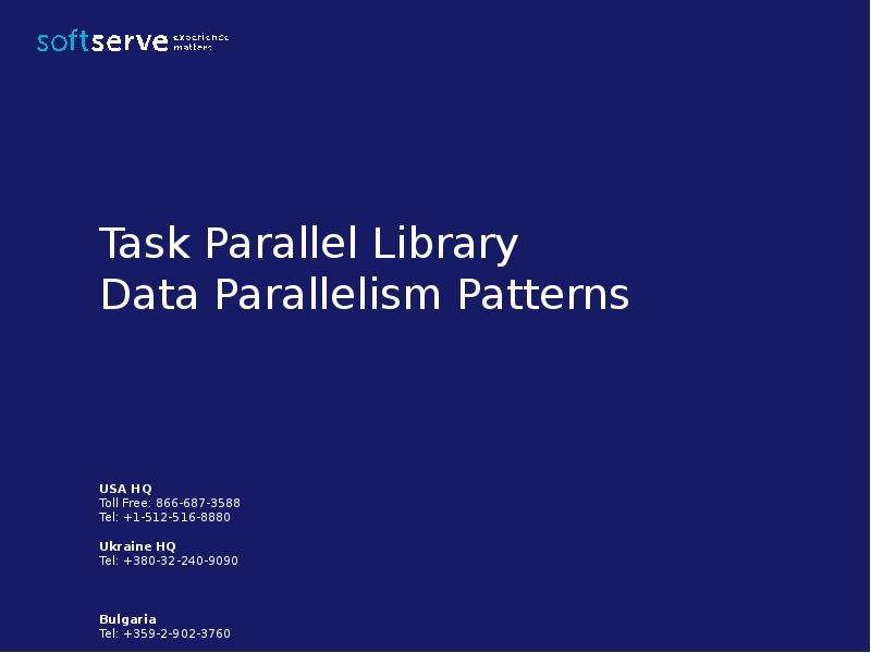 Parallel tasks