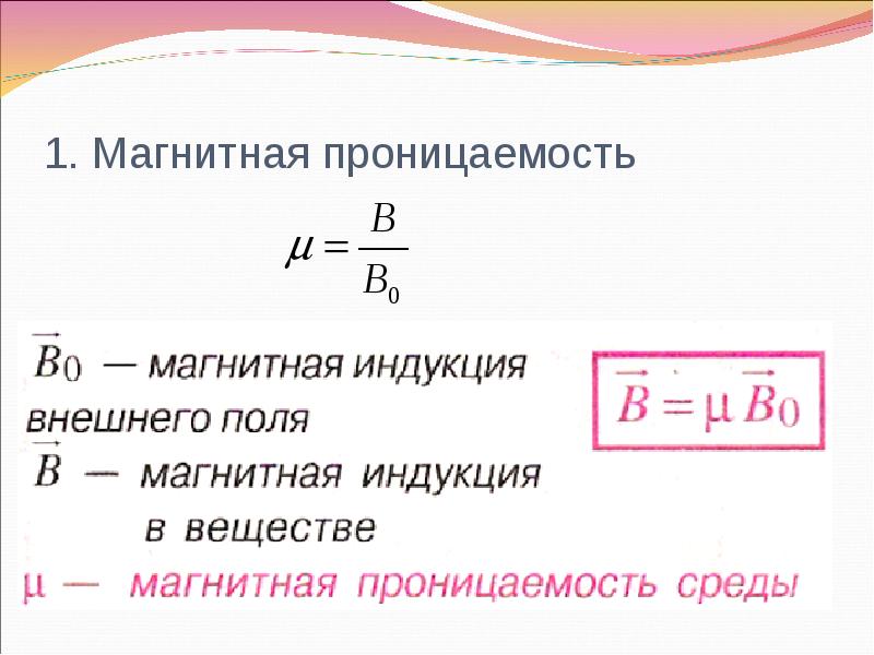 Магнитные свойства вещества 11 класс презентация