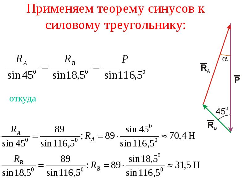 Решить синус