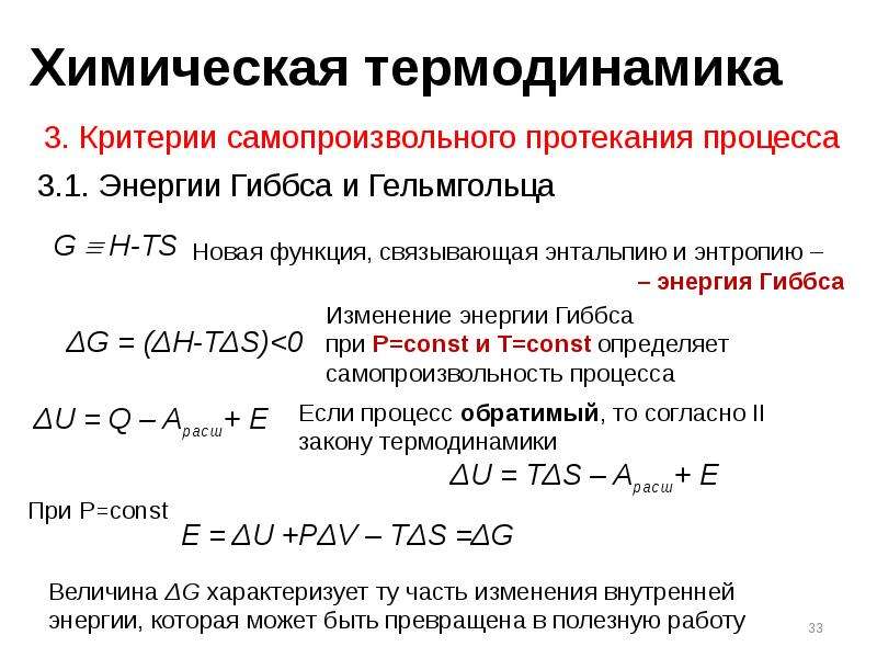 Химическая термодинамика