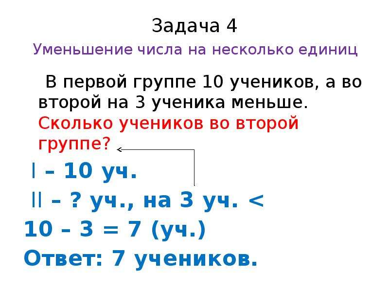 Презентация Задача 1 Класс Знакомство Школа России