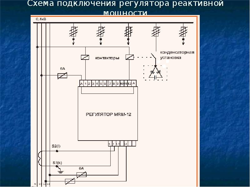 Схема подключения крм