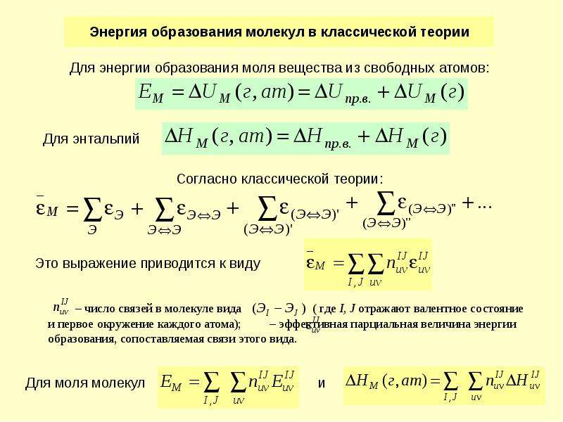 Образование энергии