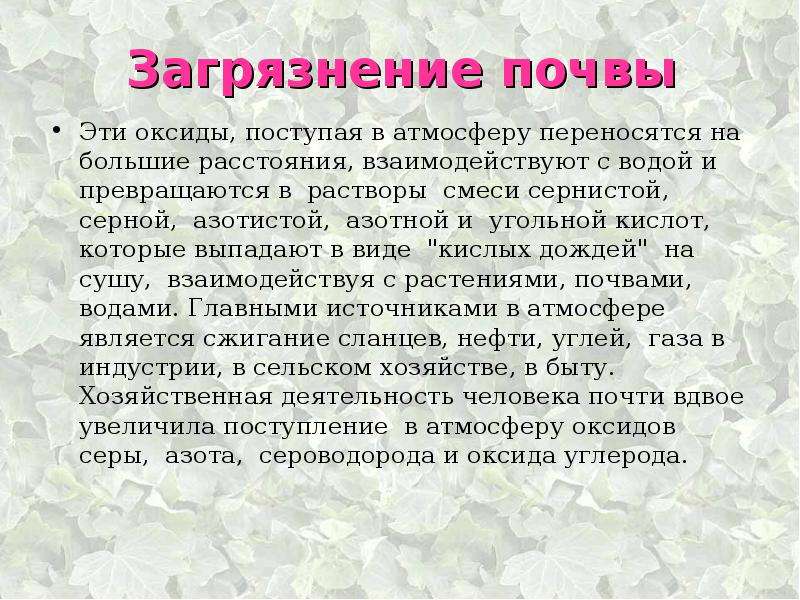 Презентация безопасность в природной среде 10 класс