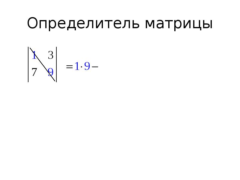 Определитель 5 5