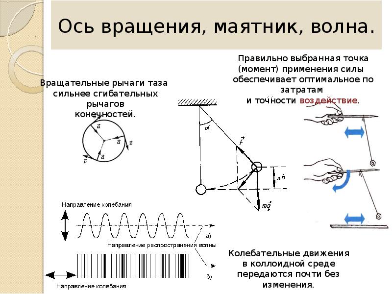 Разные оси