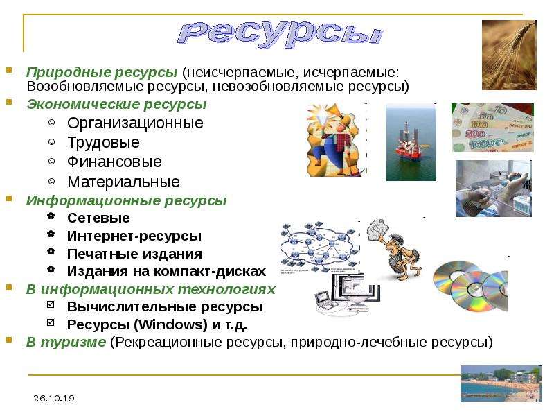 Невозобновляемые природные ресурсы проект