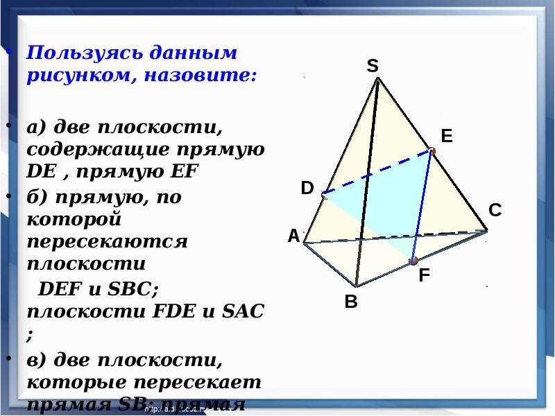 Прямая содержащая