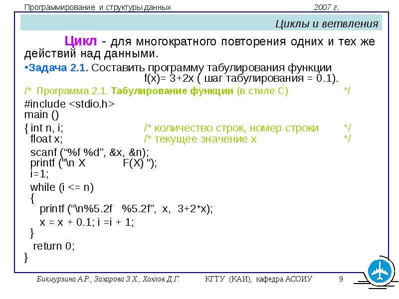 Проекты на языке c