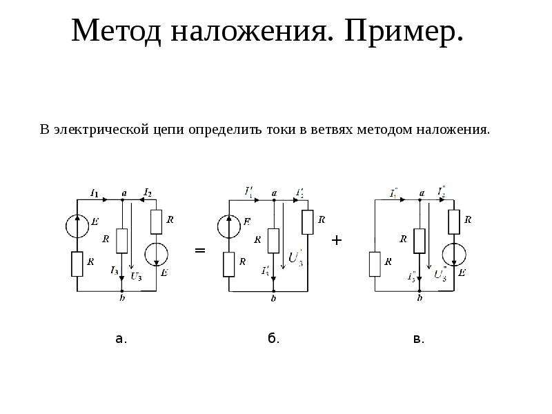 Сила тока схема