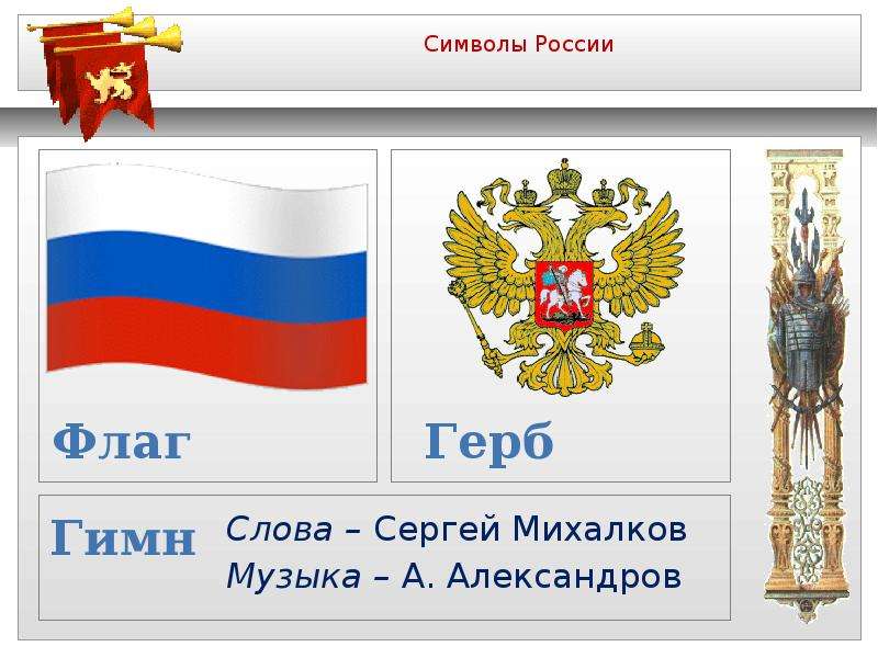 Картинки герб флаг. Флаг России и герб России. Атрибутика РФ флаг герб гимн. Конспект занятия на тему герб и флаг России. Знакомим детей с символикой России.