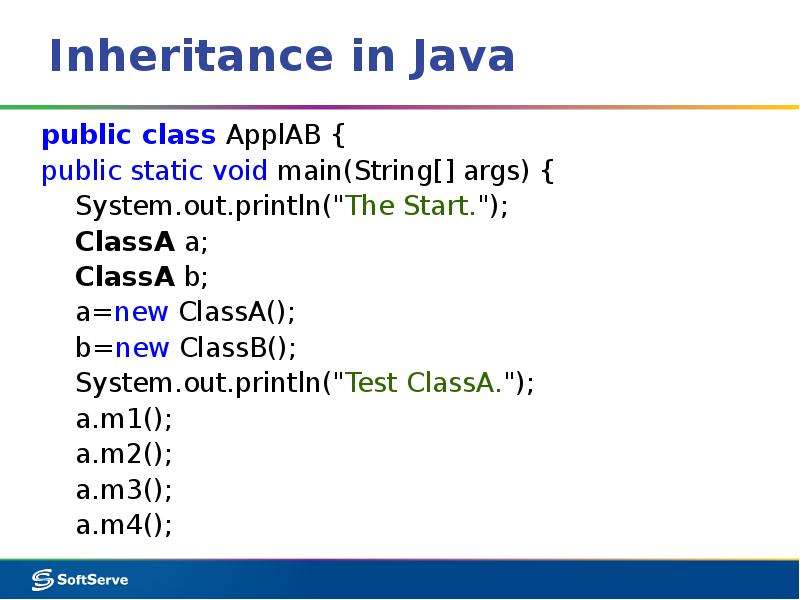 Class void static java