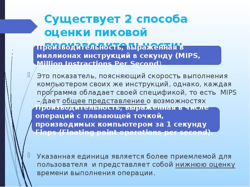 Способы повышения производительности вычислительных систем презентация