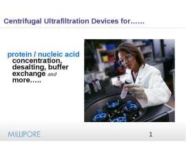 Centrifugal Ultrafiltration Devices
