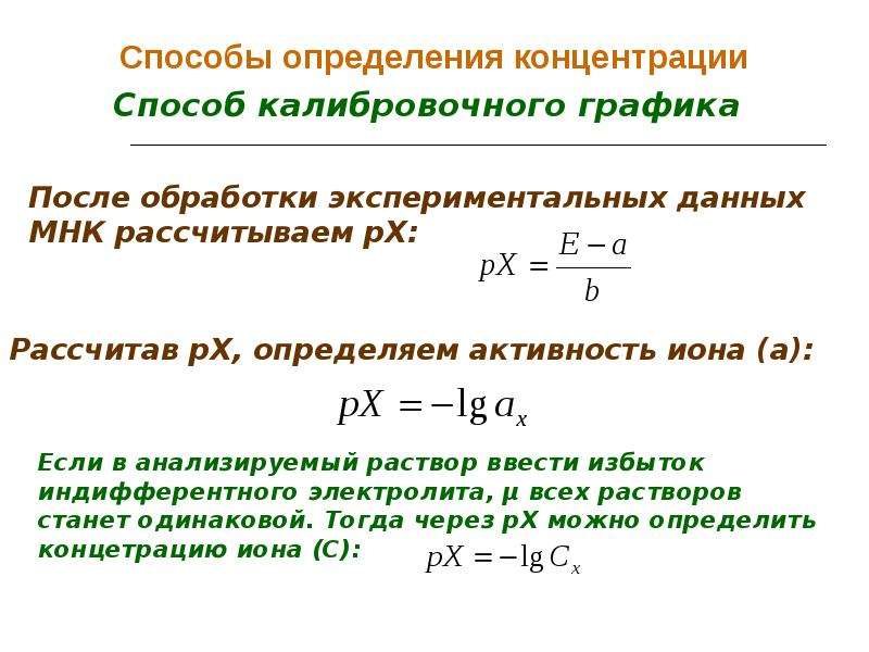 Методы концентрации. Способы определения концентрации. Электрохимические методы определения. Электрохимический метод измерения концентрации. 5 Способов определения концентрации.