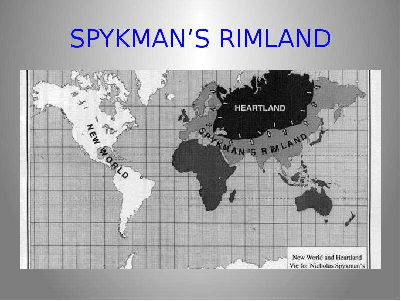 Деление стран. Хартленд Спайкмен. Римланд и Хартланд. Хартленд и Римленд на карте. Спикмен Римленд.