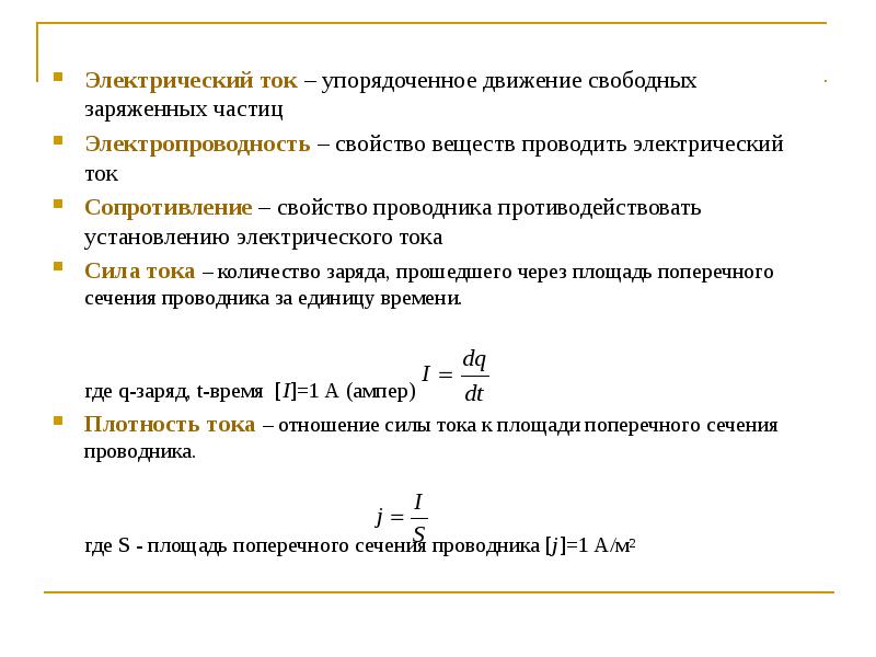 Площадь токи