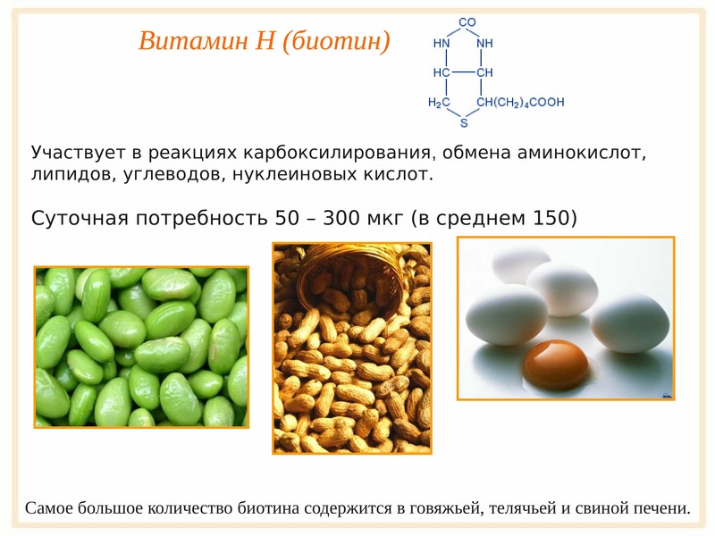 Презентация витамин н