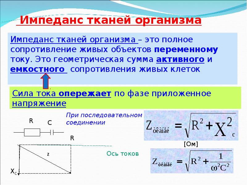 Полное сопротивление формула