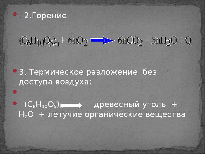 Реакция термического разложения