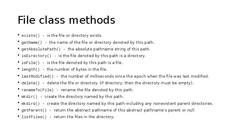 Класс file. Файл class. Io Nio java. Web Lesson.