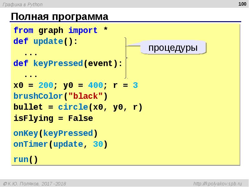 Графика в python