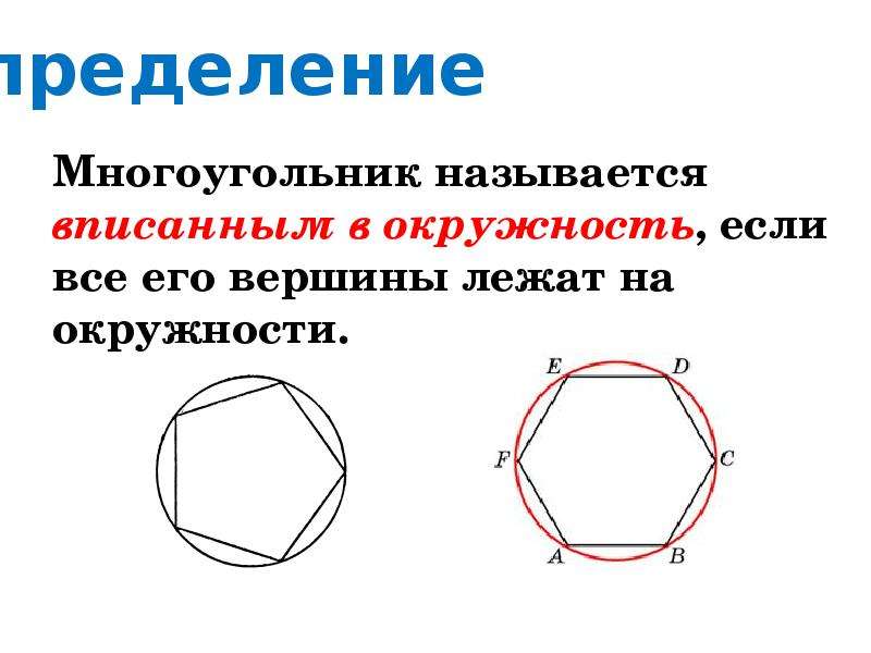 Правильные многоугольники класс