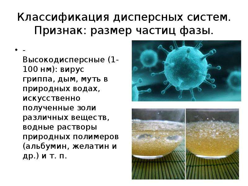 Дисперсные системы и растворы проект