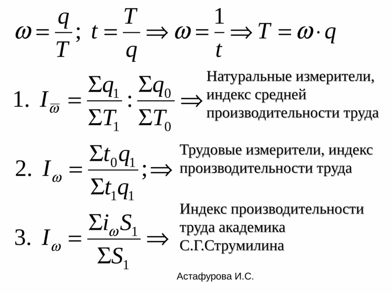 Индекс труда. Индекс производительности труда Струмилина. Индекс Струмилина. Индекс Струмилина формула. Индекса с.г. Струмилина.