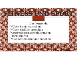 Fitness und Sport