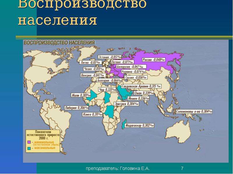 География 10 класс население