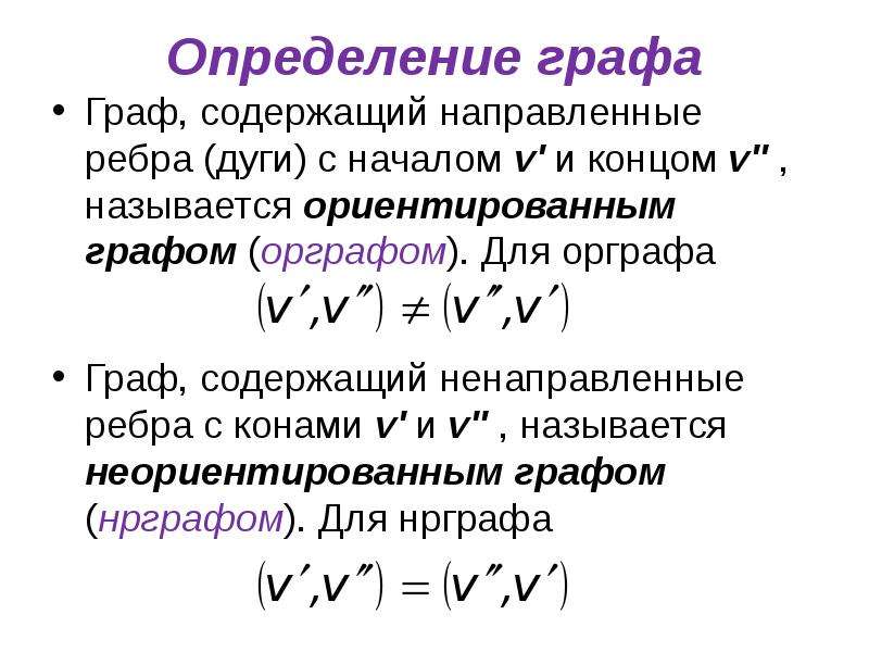 Определение графа