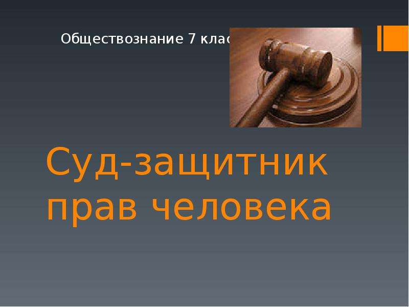 Презентация по судебному делу